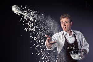 Mehl-Explosion-Überraschung