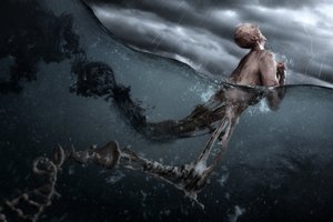 Surrealer Sturm der Wiedergeburt
