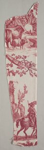 Fragmente von kupferplattenbedruckter Baumwolle, ca. 1789