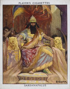 Sardanapalus von Christopher (after) Clark