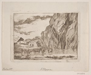 Berglandschaft von Christopher Friederich Köppen