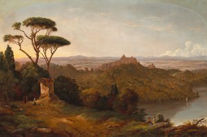 Schloss Gondolfo, See Albano, Italien