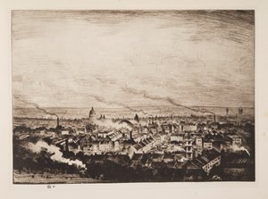 London vom Parliament Hill aus gesehen, veröffentlicht 1923