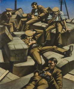 Hundemüde von Christopher Richard Wynne Nevinson