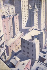 Blick auf die Innenstadt, 1920 von Christopher Richard Wynne Nevinson