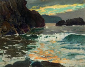 Abend, Cardigan Bay von Christopher Williams