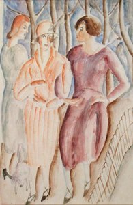 Französische Mädchen, ca. 1926