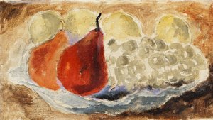 Muschel, Schale und Früchte, ca. 1922