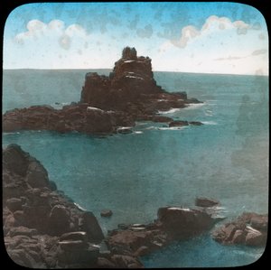 Bewaffnete Ritterfelsen, Lands End, Cornwall, spätes 19. oder frühes 20. Jahrhundert