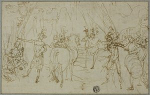 Szene mit Soldaten
