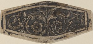 Ornament in hexagonaler Form von Circle of Francesco Francia