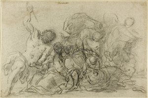 Massaker der Unschuldigen von Circle of Titian