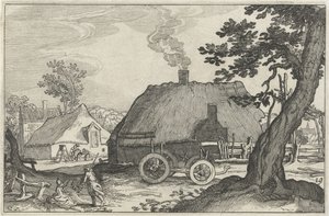 Gruppe von Bauernhöfen