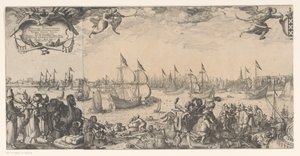 Profil von Amsterdam, gesehen vom IJ (linker Teil)