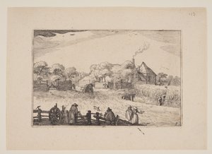 Pot’s Inn, aus Ansichten der Umgebung von Haarlem (Plaisante Plaetsen) von Claes Jansz. Visscher