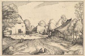 Der Schwanenwirt, Platte 6 aus Regiunculae et Villae Aliquot Ducatus Brabantiae