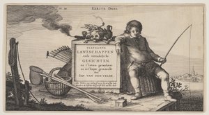 Titelseite, aus Landschaften (Playsante Lantschappen)