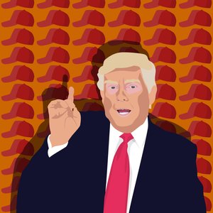 Trump und die Baseballkappe