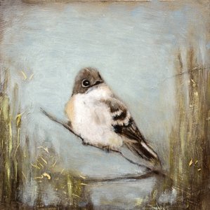 Ruhiger Vogel auf Zweig von Claire Lerner