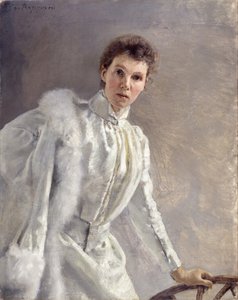 Selbstporträt, 1894 von Clara von Rappard