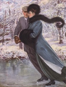 Liebe lacht über den Winter von Clarence F. Underwood