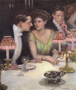 Die einzigen zwei beim Abendessen