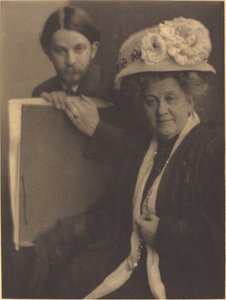 Alvin Langdon Coburn und seine Mutter von Clarence H. White