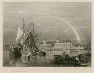 Greenwich Hospital, London von Clarkson Frederick Stanfield