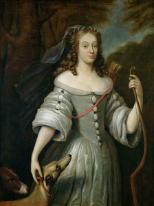 Porträt von Francoise Louise de la Baume le Blanc (1644-1710) Herzogin von Vaujour, auch bekannt als Mademoiselle de la Valliere