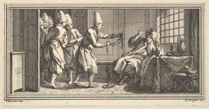 Seil zum Gefangenen bringen von Claude Augustin Duflos