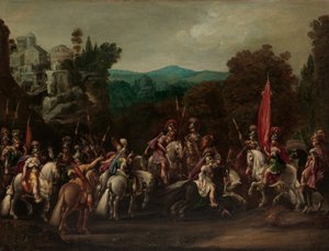 Abreise der Amazonen, 1620er Jahre von Claude Deruet