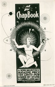 Claude F. Bragdon: The Chap Book, ein halbmonatliches Magazin. USA (Litho) von Claude Fayette Bragdon