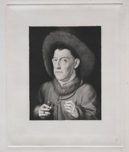 Mann mit Nelke von Claude Ferdinand Gaillard