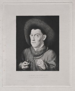 Mann mit Nelke von Claude Ferdinand Gaillard