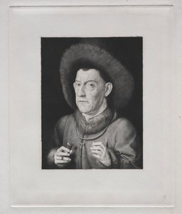 Mann mit einer Nelke von Claude Ferdinand Gaillard