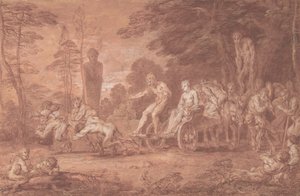 Die gestoppte Prozession von Claude Gillot