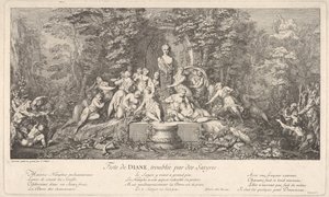 Das Fest der Diana, unterbrochen von Satyrn, ca. 1786