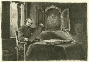 Porträt von Ponce-François Copette als Abraham Francen von Claude Henri Watelet