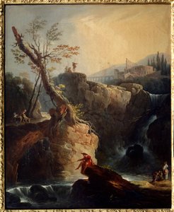 Der Wasserfall von Claude Joseph Vernet