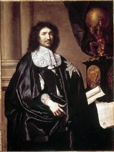 Jean-Baptiste Colbert (1619-1683), französischer Staatsmann. Versailles Museum von Claude Lefebvre