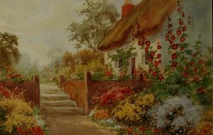 Hüttengartenszene von Claude Leighton Fisher