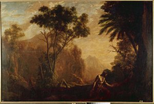 Landschaft mit St. Onuphrius