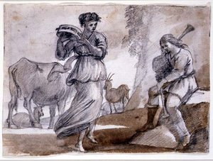 Ländlicher Tanz von Claude Lorrain