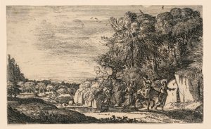 Flucht nach Ägypten von Claude Lorrain