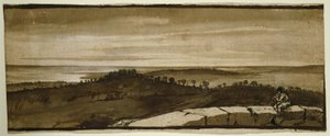 Panorama vom Sasso, 1649-1655 von Claude Lorrain