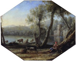 Pastorale Landschaft von Claude Lorrain