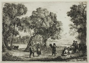 Der Bauerntanz von Claude Lorrain