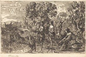 Die Furt (Le passage du gué) von Claude Lorrain