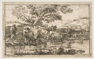 Die Herde an der Tränke, 1635