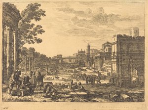 Das Forum Romanum (Le Campo Vaccino) von Claude Lorrain